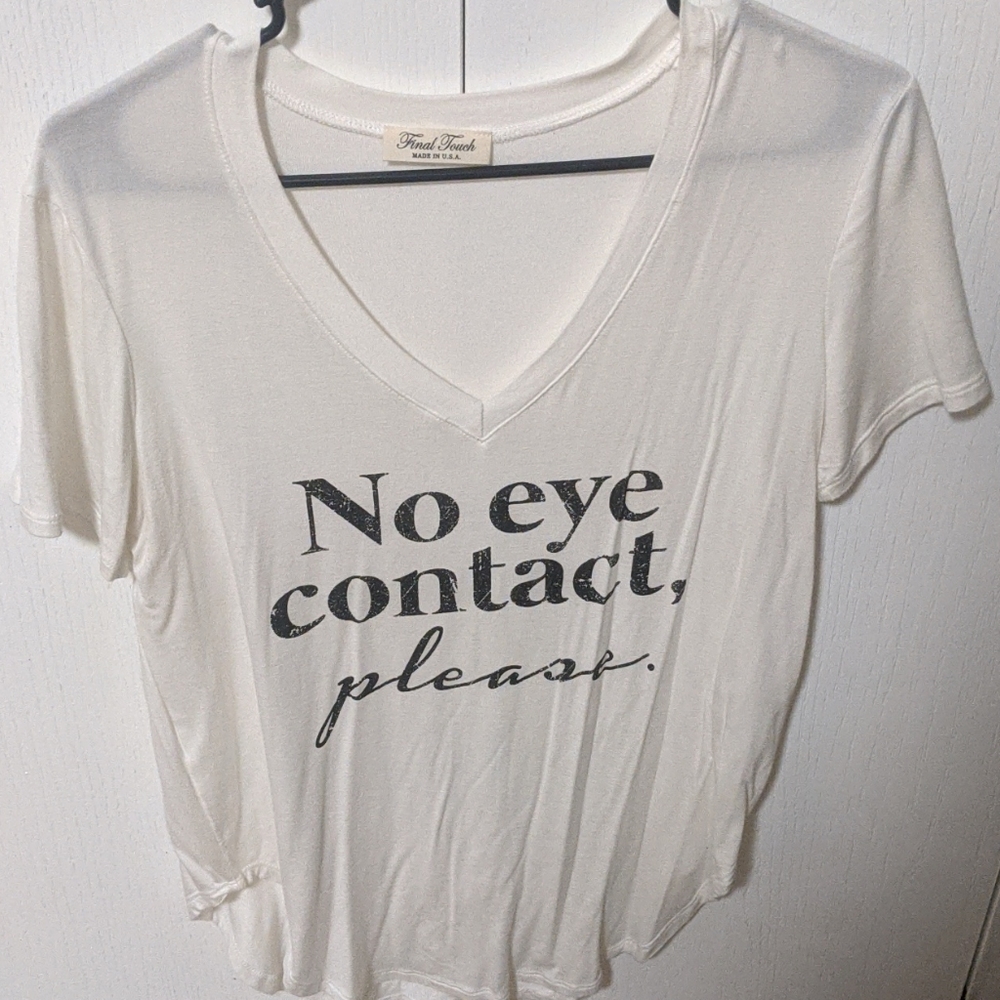 Super soft white t shirt